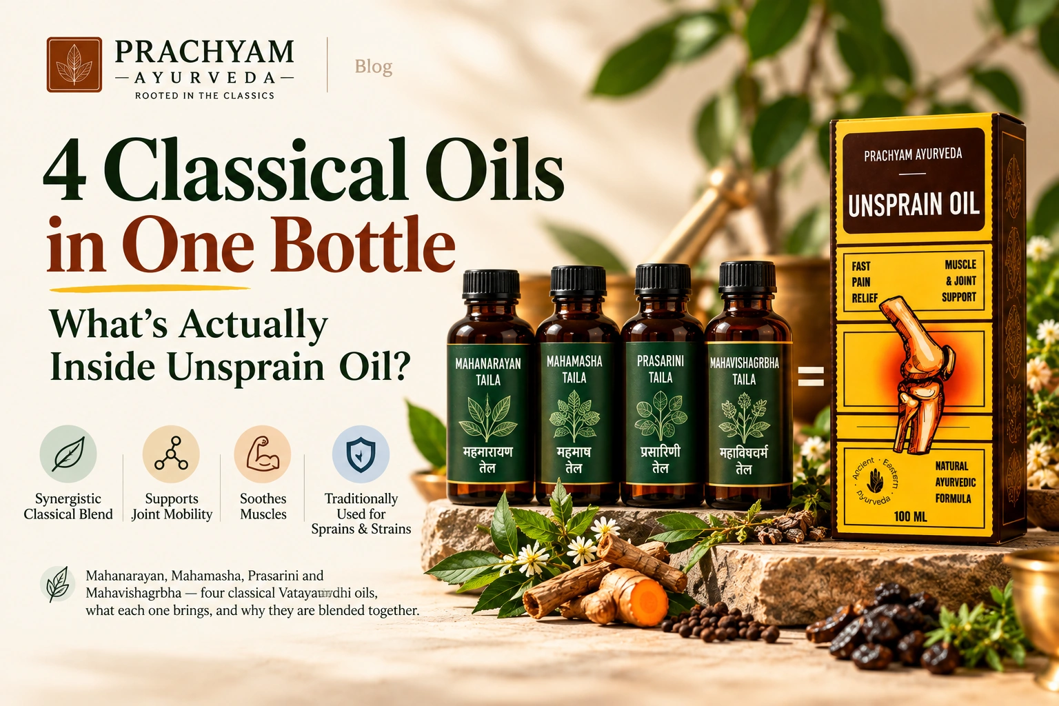 4 Classical Oils in One Bottle: What's Actually Inside Unsprain Oil