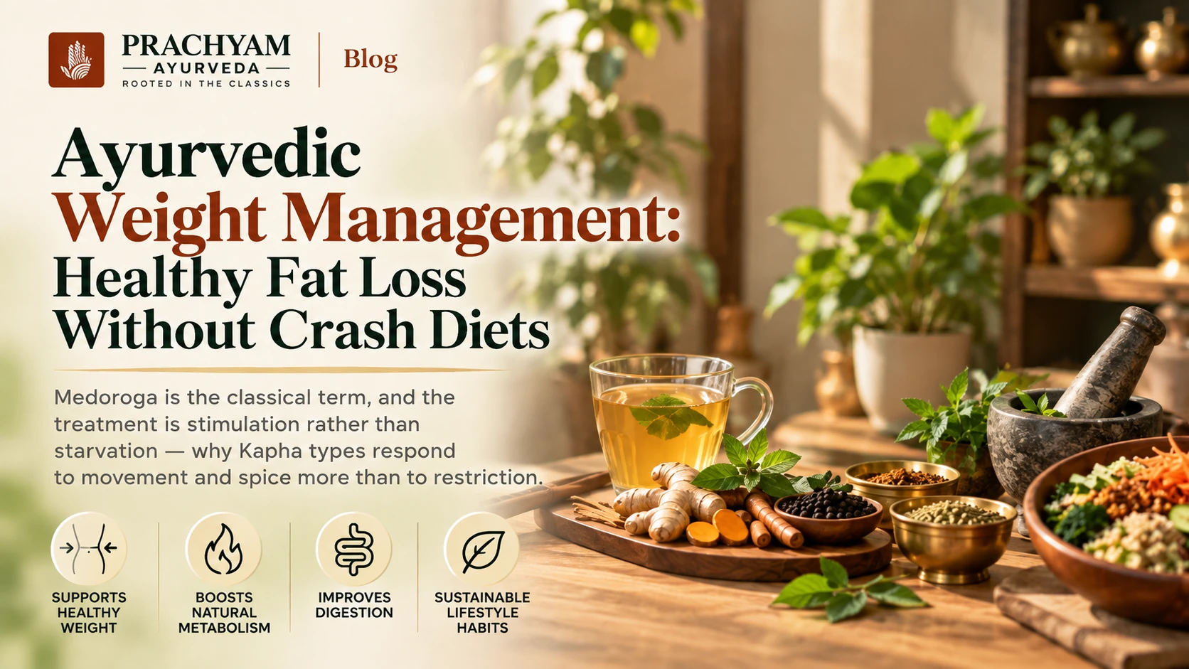 Ayurvedic Weight Management: Healthy Fat Loss Without Crash Diets