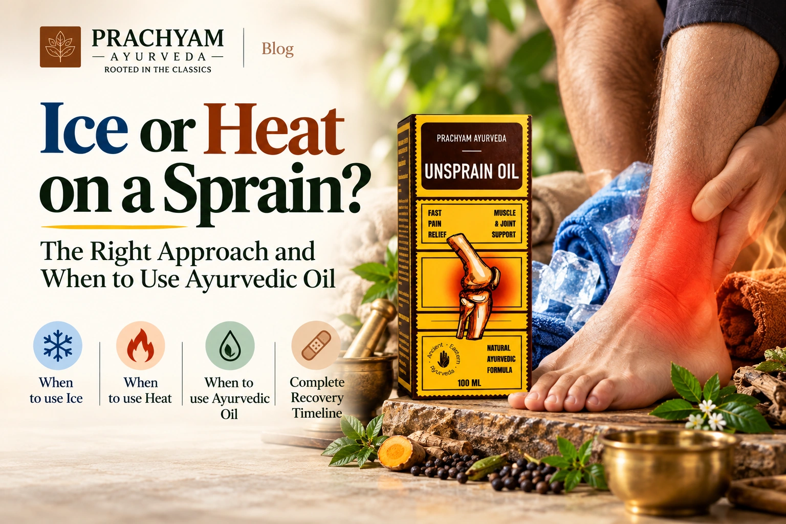 Ice or Heat on a Sprain? Why the First 48 Hours Change Everything
